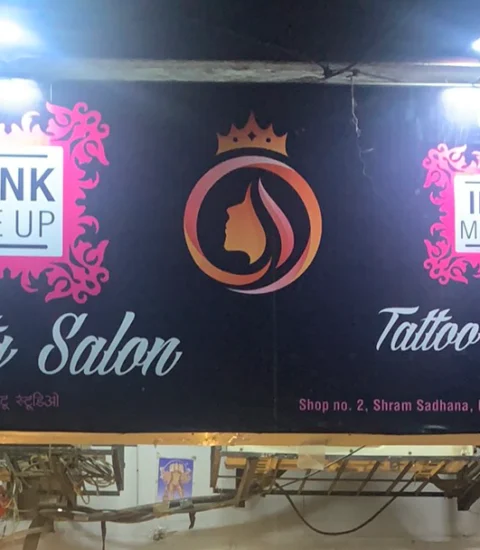 Unisex salon in dadar east pinkme up and ink me up