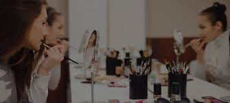 Student practicing bridal makeup at Glamblush Academy Mumbai